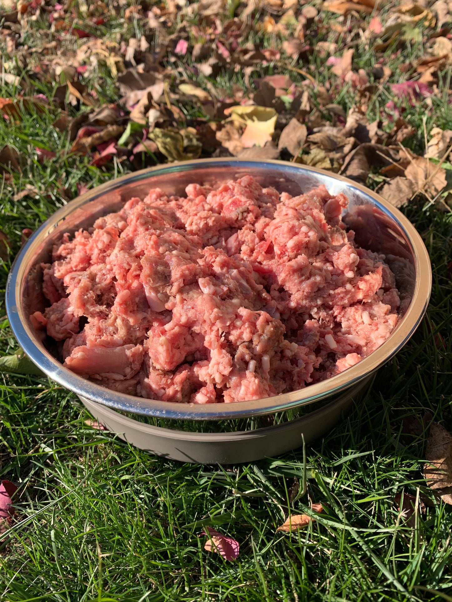 Beef & Turkey Blend - Raw PMR 80/10/10 Dog Food - 5 LB